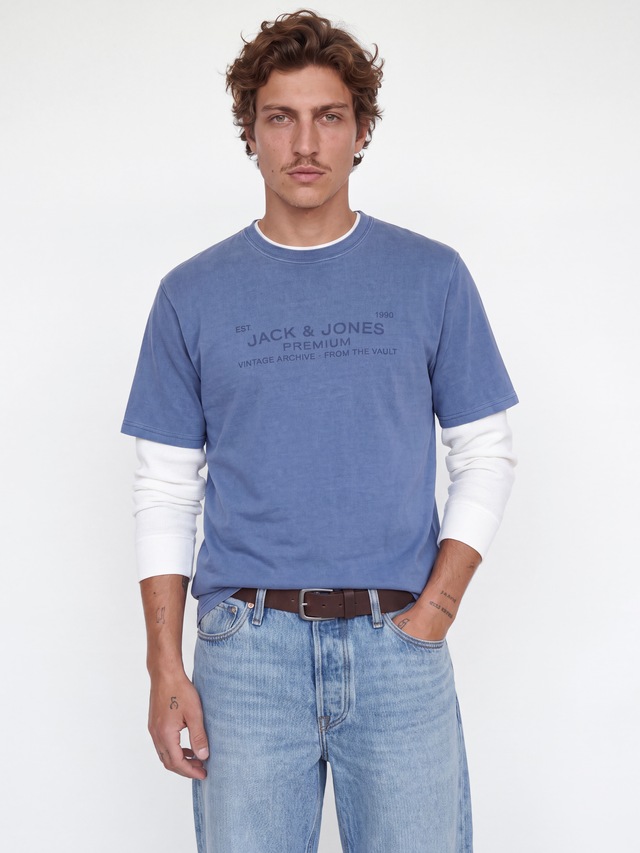 Jack & Jones T-Shirt »JPRBLUAIDEN SS TEE« Baumwolle, regular fit