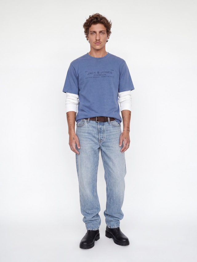 Jack & Jones T-Shirt »JPRBLUAIDEN SS TEE« Baumwolle, regular fit