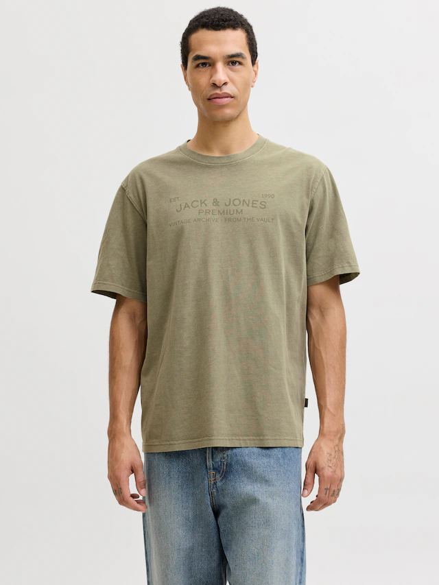 Jack & Jones T-Shirt »JPRBLUAIDEN SS TEE« Baumwolle, regular fit
