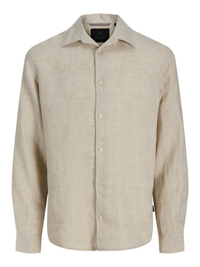 Jack & Jones Langarmhemd »JPRBLALAWRENCE LINEN LS SHIRT SN«