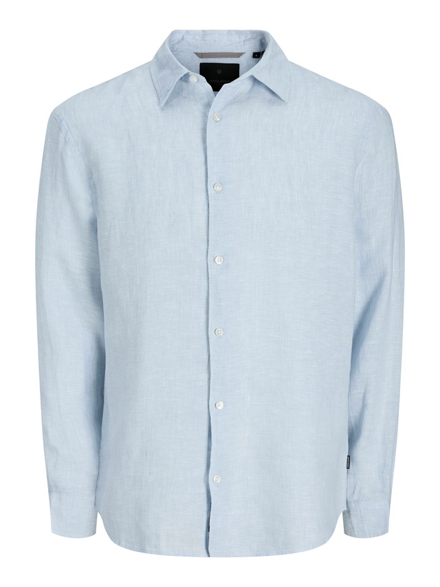 Jack & Jones Langarmhemd »JPRBLALAWRENCE LINEN LS SHIRT SN«