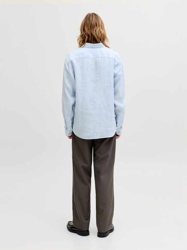 Jack & Jones Langarmhemd »JPRBLALAWRENCE LINEN LS SHIRT SN«