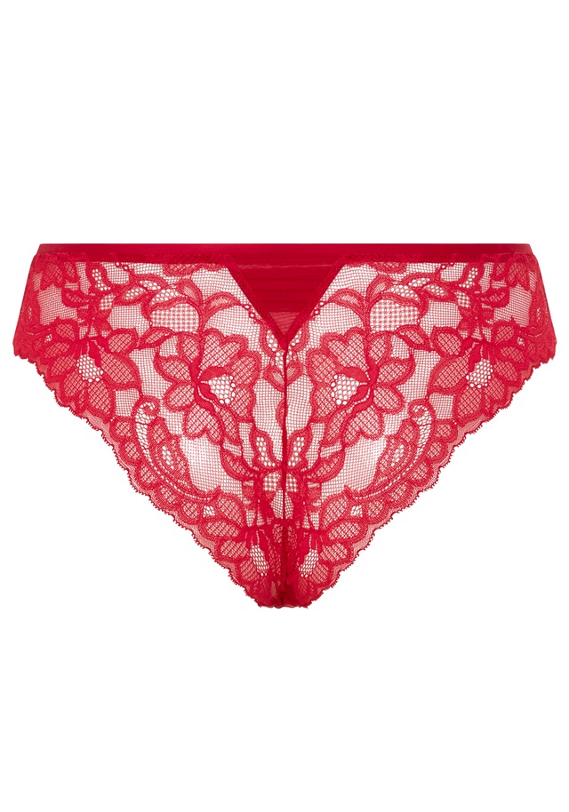 BOSS Slip »BRIEF BLOSSOM« mit Spitze, Label-Anhänger