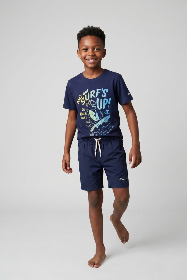 Champion T-Shirt & Shorts »Kids' Beach Set« 2 sportliches T-Shirt & Shorts-Set, für sportliche Aktivitäten