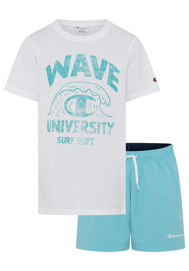 Champion T-Shirt & Shorts »Kids' Beach Set« 2 sportliche T-Shirt & Shorts, mit Innenslip aus Polyester