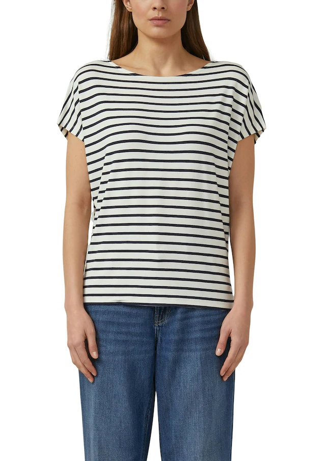 s.Oliver Kurzarmshirt Sommershirt mit grafischem Muster