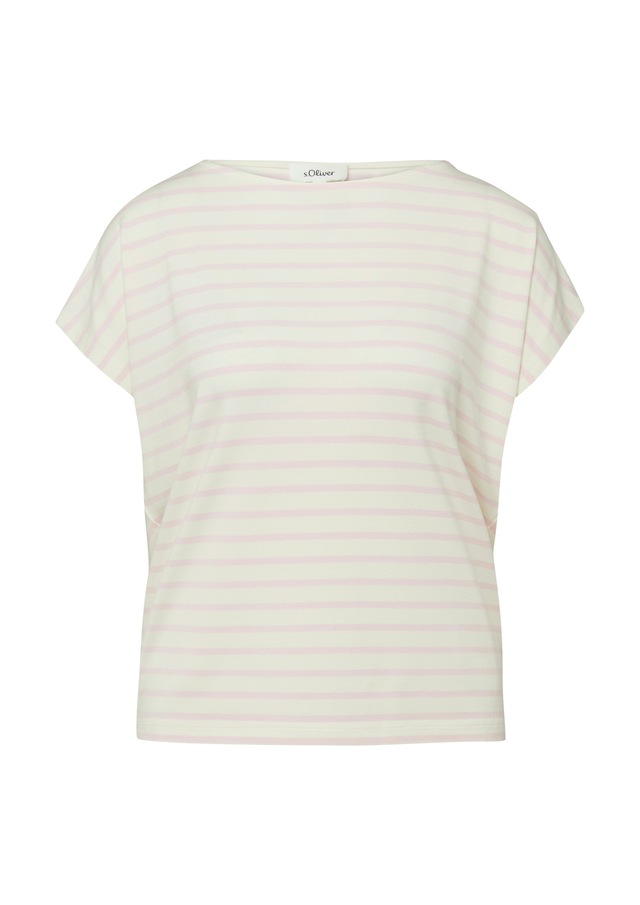 s.Oliver Kurzarmshirt Sommershirt mit grafischem Muster