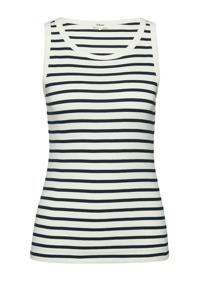 s.Oliver Tanktop mit Streifen Muster