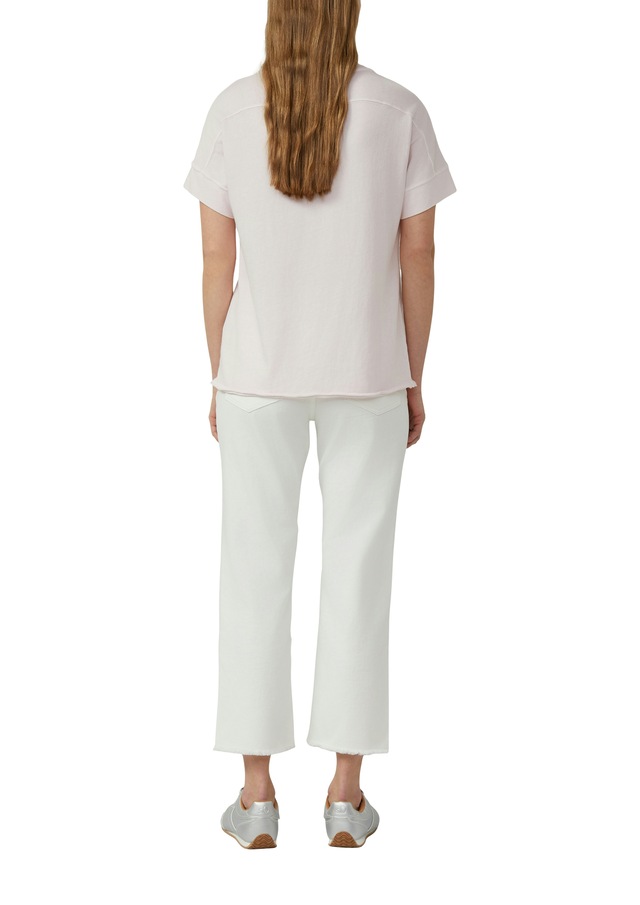 s.Oliver T-Shirt mit offenem Saum