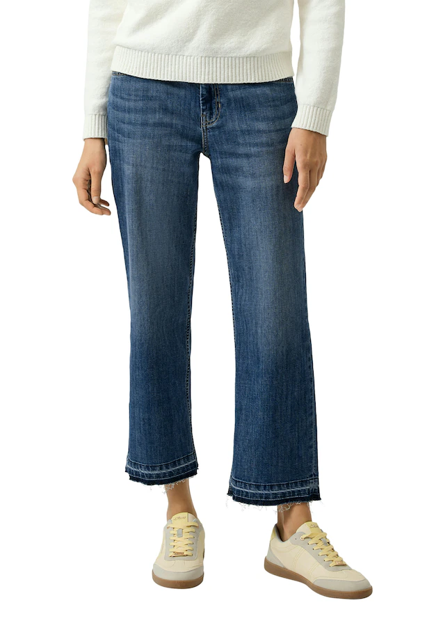 s.Oliver 5-Pocket-Jeans 7/8 Länge mit Stretch