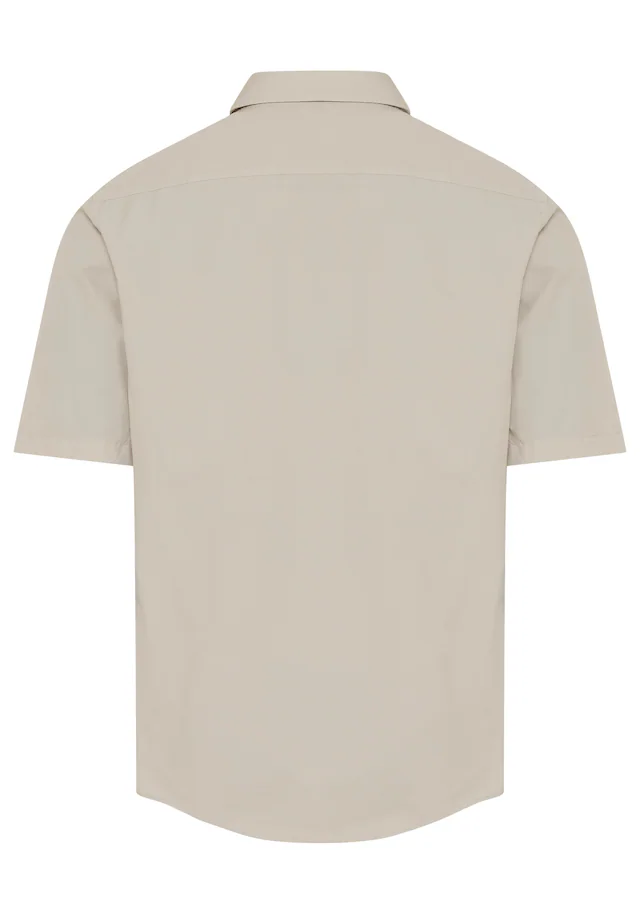 BOSS ORANGE Kurzarmhemd Regular Fit, Kentkragen, Kurzarm