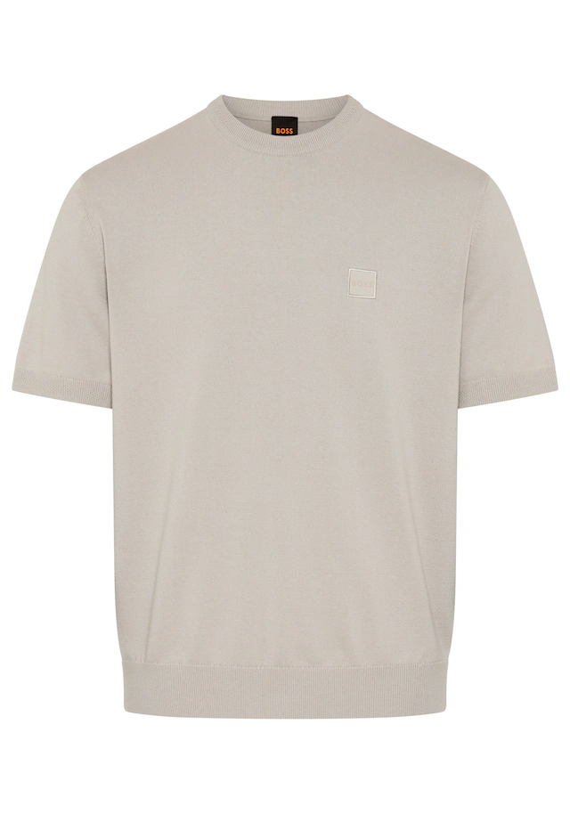 BOSS ORANGE Kurzarmpullover »Kanacho« mit Kaschmir-Anteil, Rundhals