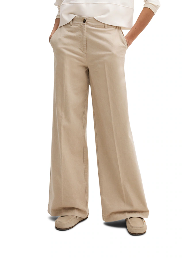 Marc O'Polo Bügelfaltenhose »MARGO WIDE« Model Margo wide aus Organic Cotton-Twill