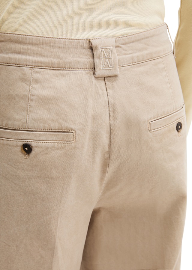 Marc O'Polo Bügelfaltenhose »MARGO WIDE« Model Margo wide aus Organic Cotton-Twill