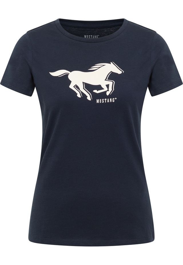 MUSTANG T-Shirt »MU-Loa« Figurbetonende Passform
