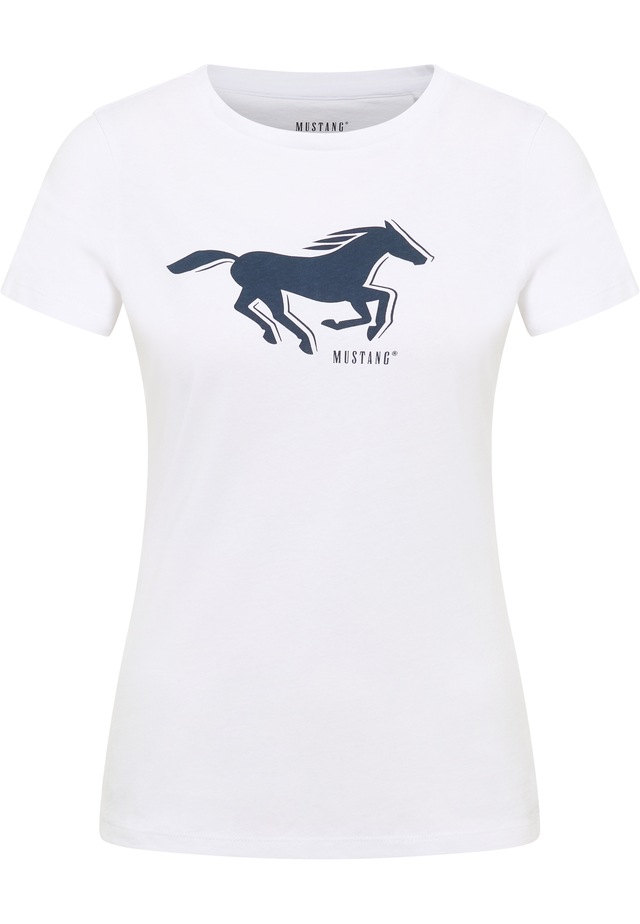 MUSTANG T-Shirt »MU-Loa« Figurbetonende Passform