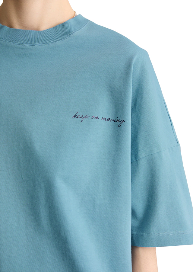 Marc O'Polo DENIM T-Shirt oversized aus Heavy Jersey, großer Rückenprint