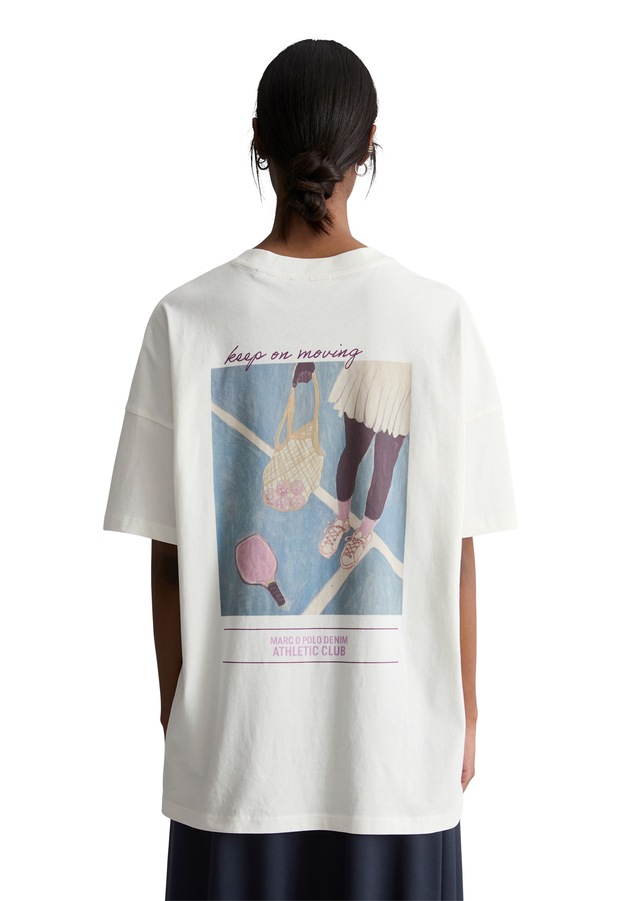 Marc O'Polo DENIM T-Shirt oversized aus Heavy Jersey, großer Rückenprint
