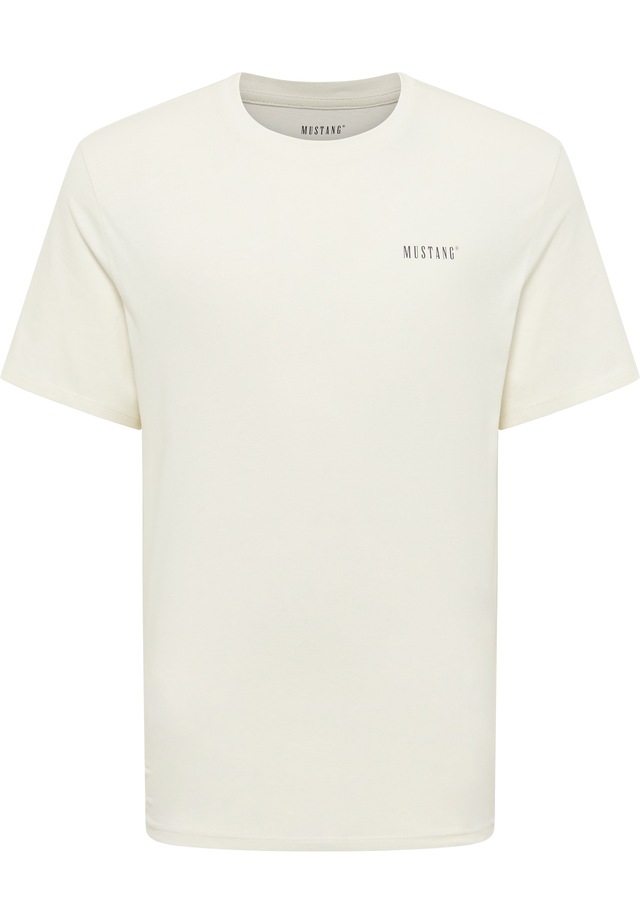 MUSTANG T-Shirt »Austin-Logo small« Regular fit, kleiner Markenschriftzug