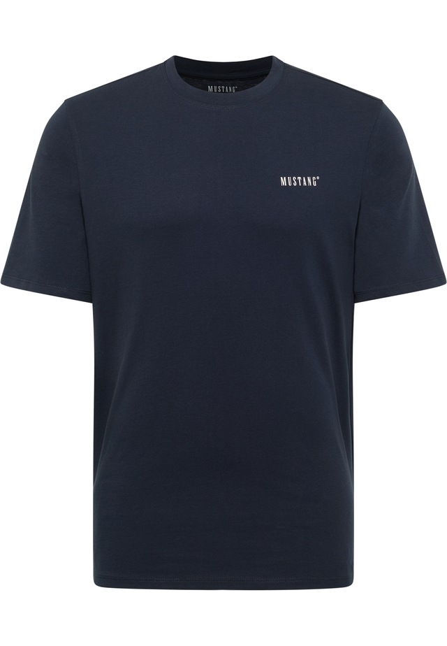 MUSTANG T-Shirt »Austin-Logo small« Regular fit, kleiner Markenschriftzug