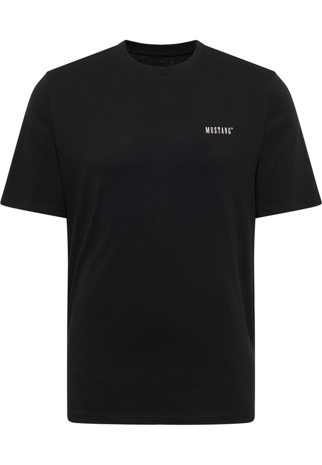MUSTANG T-Shirt »Austin-Logo small« Regular fit, kleiner Markenschriftzug