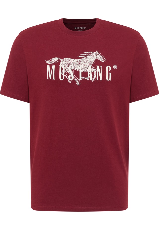 MUSTANG T-Shirt »Austin-Logoprint« Regular fit