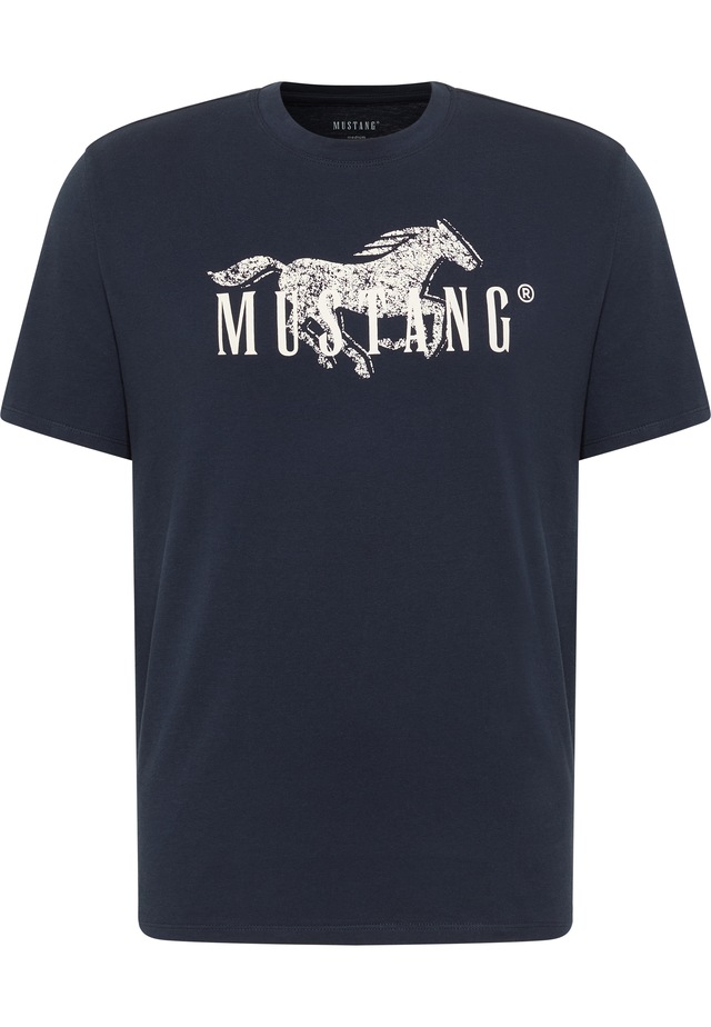 MUSTANG T-Shirt »Austin-Logoprint« Regular fit