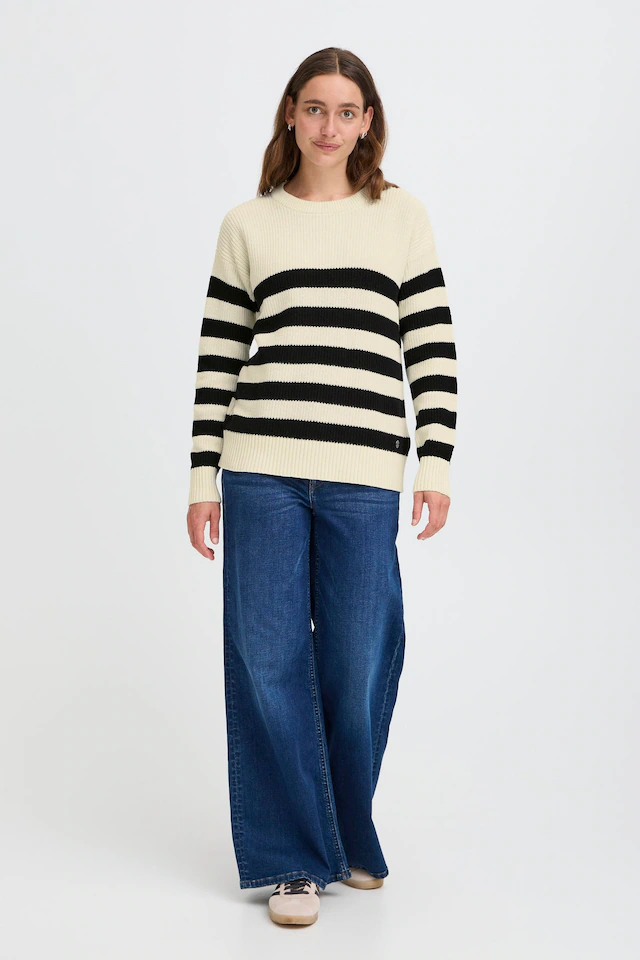 OXMO Strickfleece-Pullover »Strickpullover OXKavina«