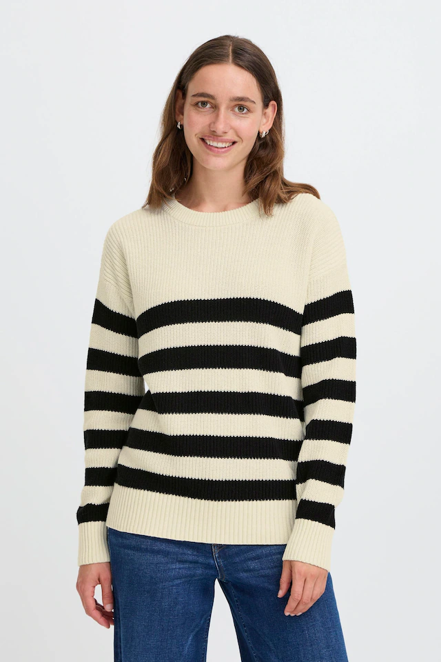 OXMO Strickfleece-Pullover »Strickpullover OXKavina«