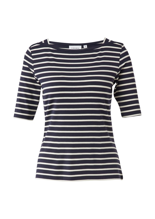 Comma T-Shirt im Streifen-Design