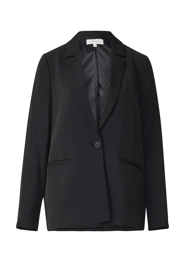 Comma Jackenblazer Oversize-Blazer mit Reverskragen
