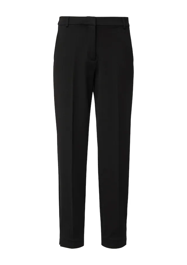 Comma Stoffhose mit Bundfalte und Viskose-Stretch