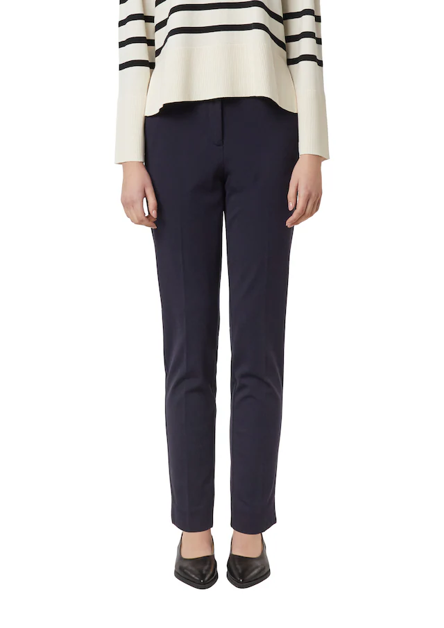 Comma Stoffhose mit Bundfalte und Viskose-Stretch