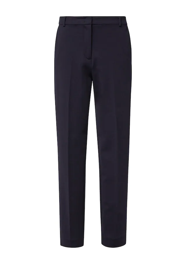Comma Stoffhose mit Bundfalte und Viskose-Stretch