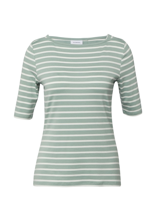 Comma T-Shirt im Streifen-Look