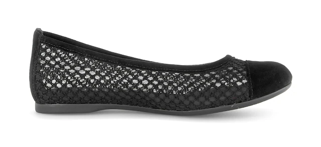 Gabor Ballerina Frühlingsschuh, Schlupfschuh in sommerlicher Häkeloptik