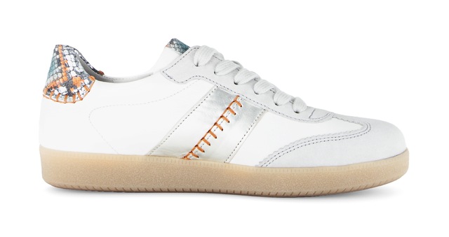 Gabor Sneaker , Freizeitschuh, Halbschuh, Schnürschuh mit bunten Kontrastbesätzen