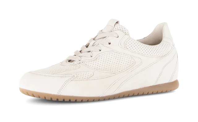 Gabor Sneaker »DAVOS« Freizeitschuh, Halbschuh, Schnürschuh mit Lochmuster, G-Weite