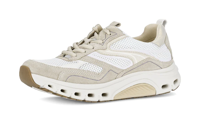 Gabor Keilsneaker , Freizeitschuh, Halbschuh, Schnürschuh mit weichem Schaftrand