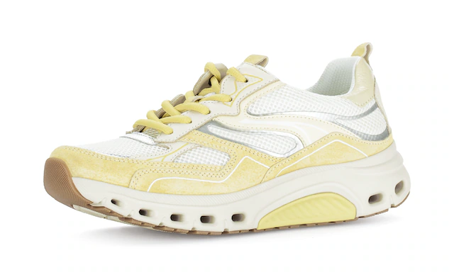 Gabor Keilsneaker , Freizeitschuh, Halbschuh, Schnürschuh mit weichem Schaftrand