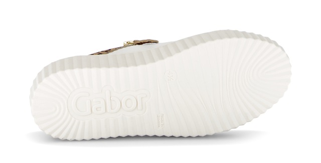 Gabor Plateausneaker , Freizeitschuh, Halbschuh, Schnürer mit zwei Reißverschlüssen