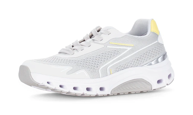 Gabor Plateausneaker , Freizeitschuh, Halbschuh, Schnürer mit Reflektor-Besätzen, G-Weite