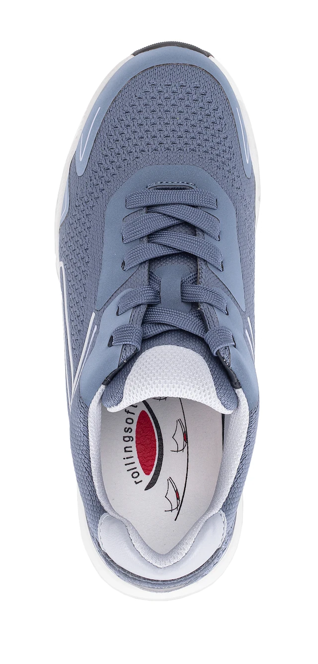 Gabor Plateausneaker , Freizeitschuh, Halbschuh, Schnürer mit Reflektor-Besätzen, G-Weite