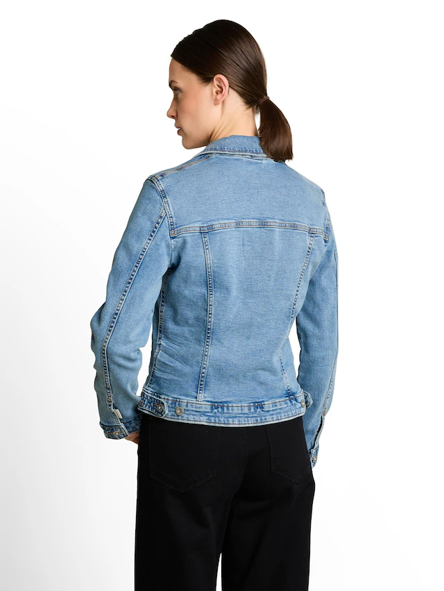 TOM TAILOR Jeansjacke ohne Kapuze mit Stretch