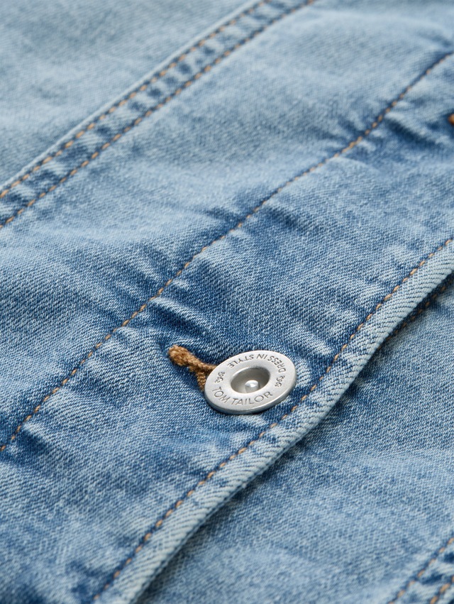 TOM TAILOR Jeansjacke ohne Kapuze mit Stretch