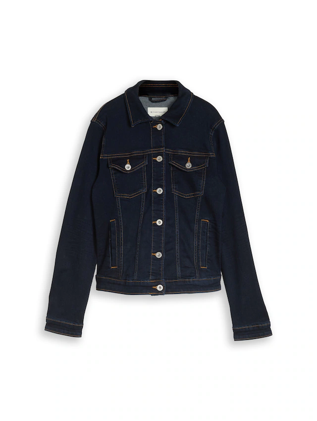 TOM TAILOR Jeansjacke ohne Kapuze mit Stretch