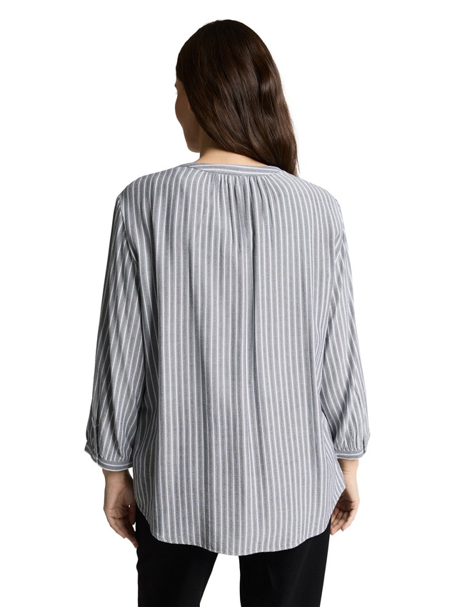 TOM TAILOR Klassische Bluse »Regular« mit Streifen Muster