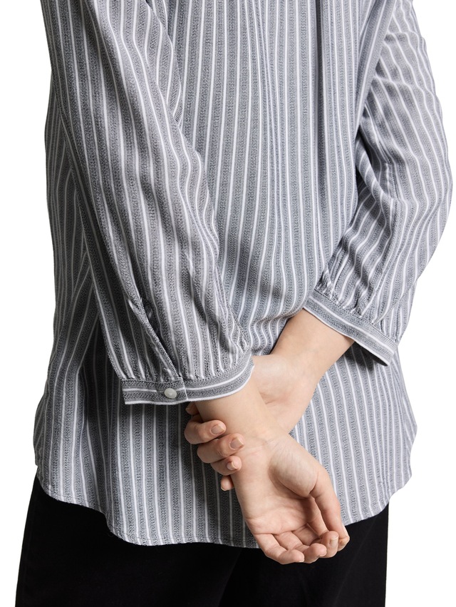 TOM TAILOR Klassische Bluse »Regular« mit Streifen Muster