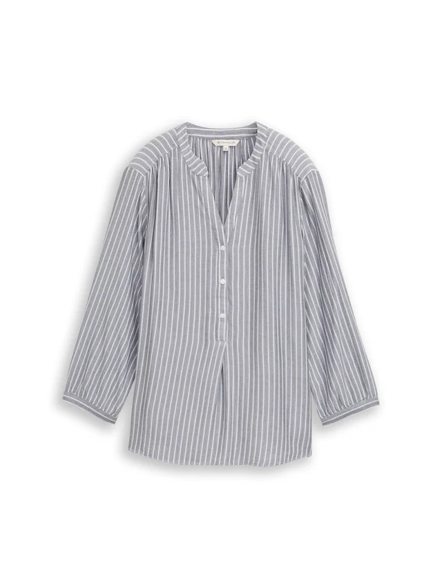 TOM TAILOR Klassische Bluse »Regular« mit Streifen Muster