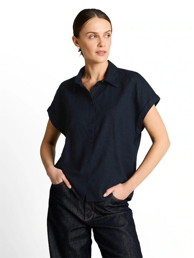 TOM TAILOR Hemdbluse mit Knopfleiste